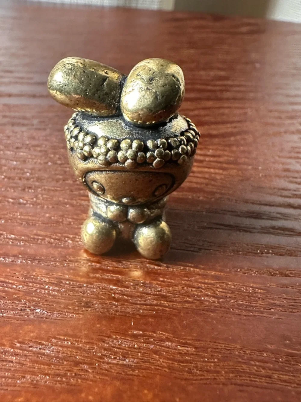 Mini Brass Melody Bunny Collectible Figurine - Vintage Style - Picture 9 of 14